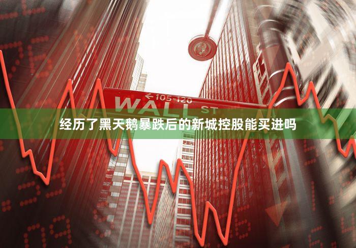 经历了黑天鹅暴跌后的新城控股能买进吗