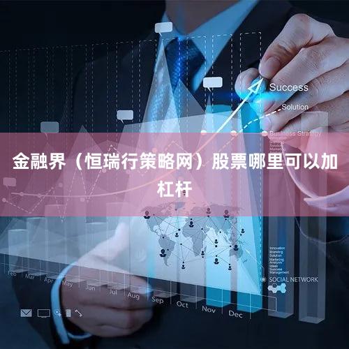 金融界（恒瑞行策略网）股票哪里可以加杠杆