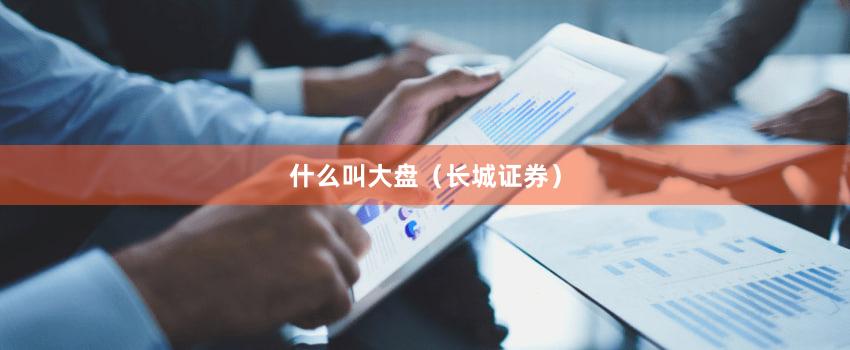 什么叫大盘（长城证券）