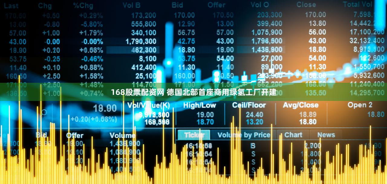168股票配资网 德国北部首座商用绿氢工厂开建
