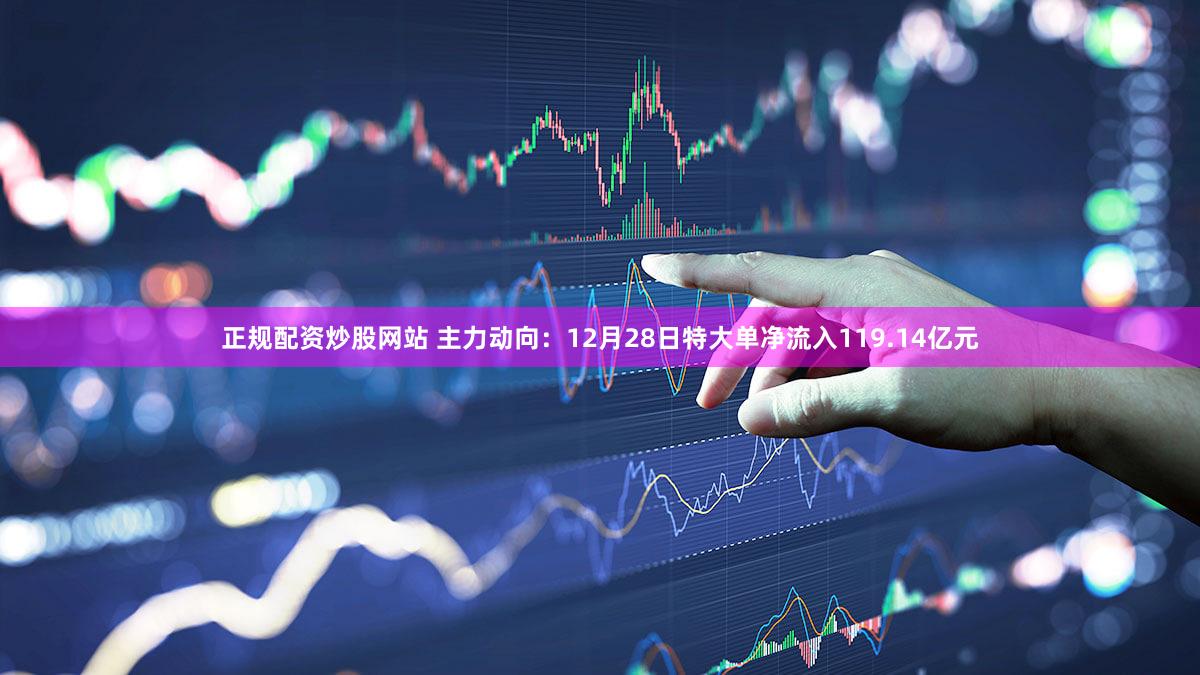 正规配资炒股网站 主力动向：12月28日特大单净流入119.14亿元