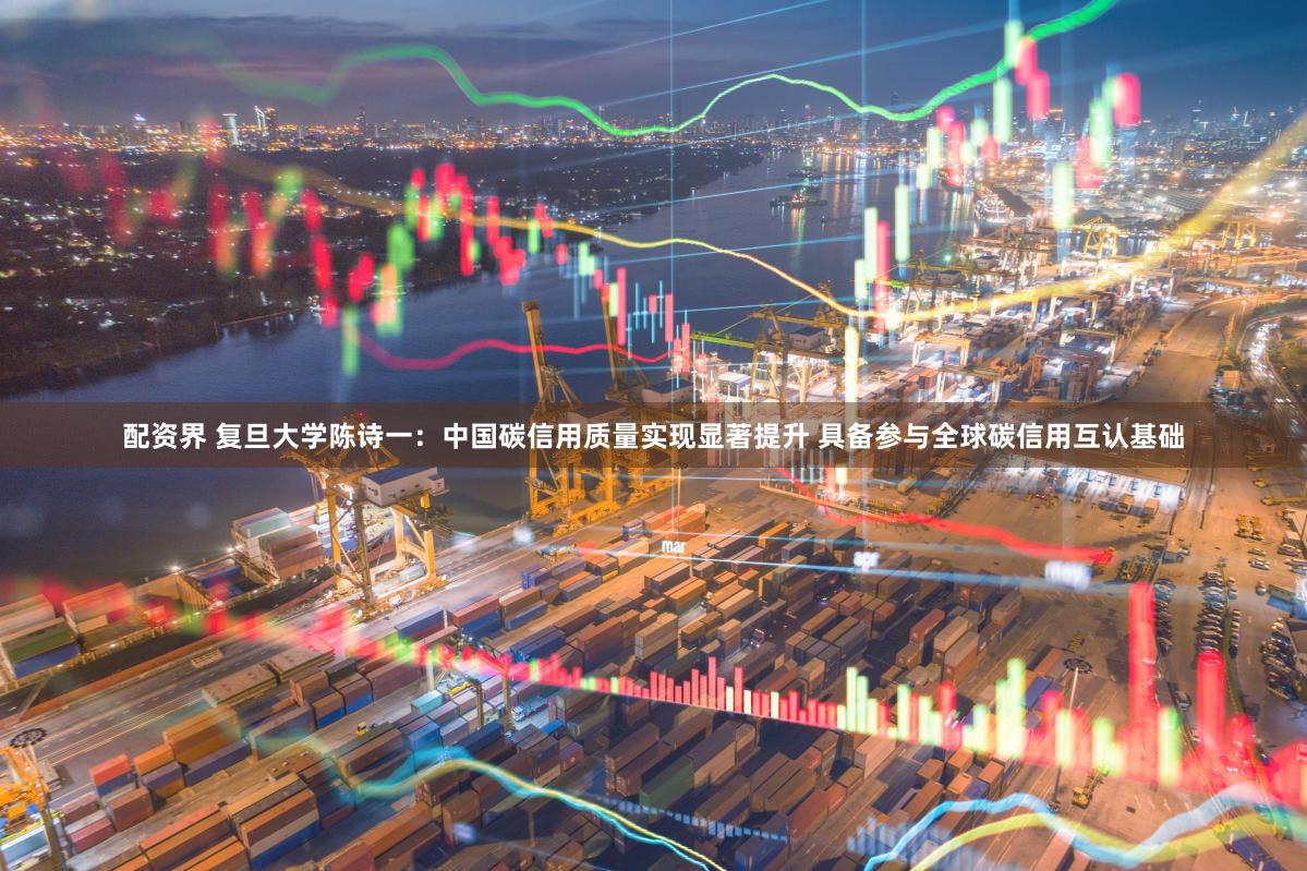 配资界 复旦大学陈诗一:中国碳信用质量实现显著提升 具备参与全球碳信用互认基础