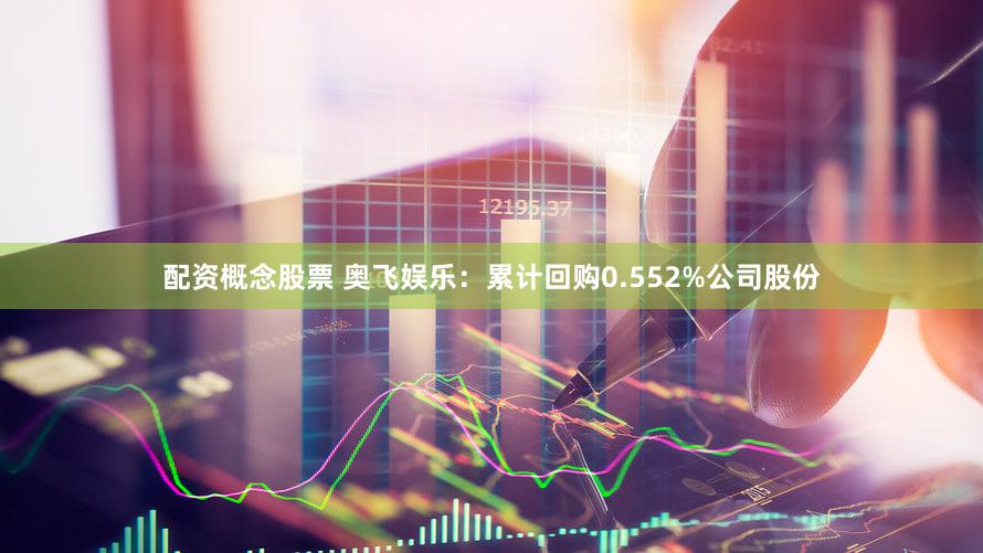 配资概念股票 奥飞娱乐：累计回购0.552%公司股份