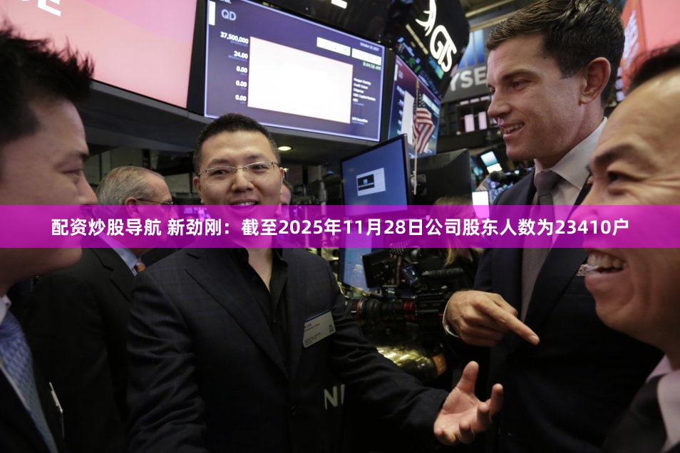 配资炒股导航 新劲刚:截至2025年11月28日公司股东人数为23410户