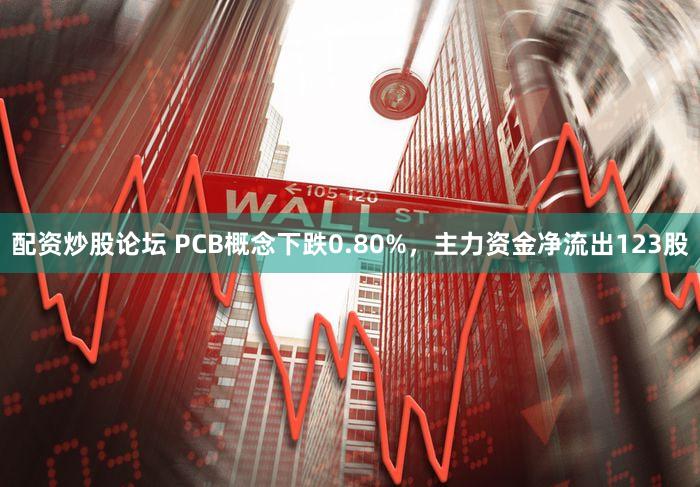 配资炒股论坛 PCB概念下跌0.80%，主力资金净流出123股
